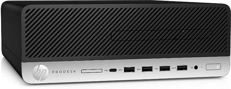 Photo 1 of HP ProDesk 600 G4 SFF Home and Business Desktop Black (Intel i5-8500 6-Core, 16GB RAM, 256GB PCIe SSD, Intel UHD 630, WiFi, BT 5.0, 2 Display Port (DP), Optical Drive, Win 10 Pro) (Renewed)
