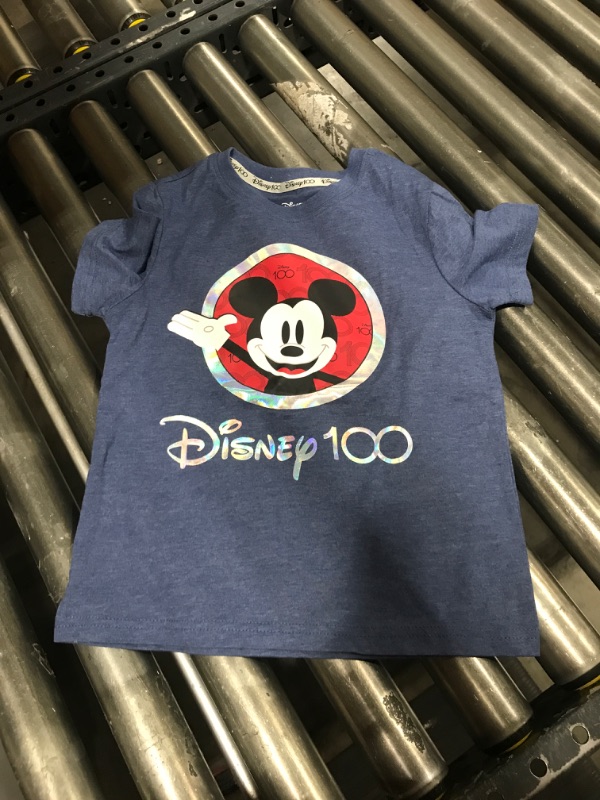 Photo 2 of Disney Kids Unisex 100th Anniversary Graphic Short Sleeve Crewneck Tee (5/6)
