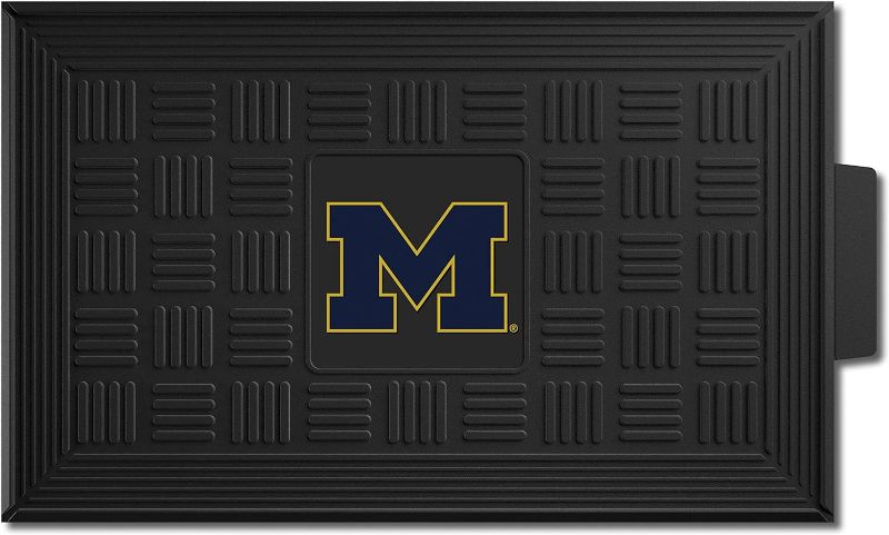 Photo 1 of  FANMATS - 11365 NCAA University of Michigan Wolverines Vinyl Door Mat 19"x30" 