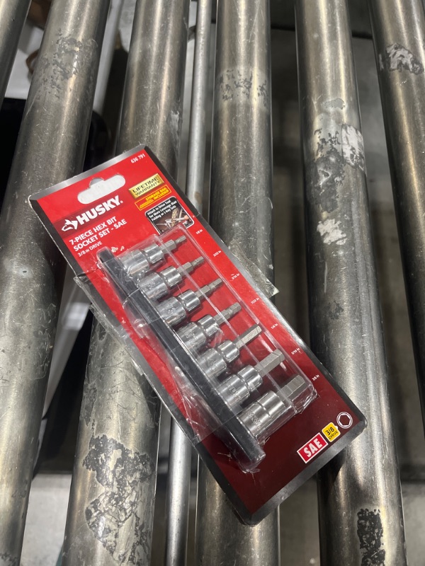 Photo 2 of 3/8 in. Drive SAE Hex Bit Socket Set (7-Piece)
