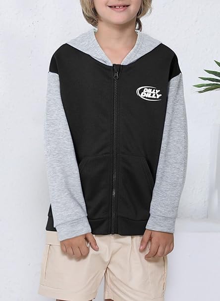 Photo 1 of 12YRS blibean Boy Zip Up Hoodies Kid Swaetshirt 