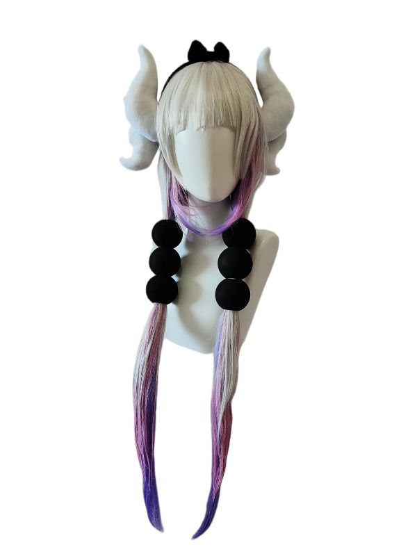 Photo 1 of 
Women's Anime Kanna Kamui Wig Cosplay White Halloween dress up
