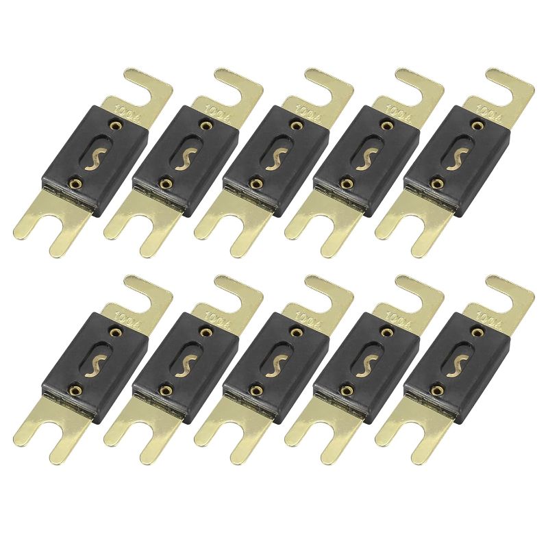 Photo 1 of 
X AUTOHAUX 10pcs Fuse Replacement 100A ANL Fuses for Car Truck Motorcycle Boat Audio CDs