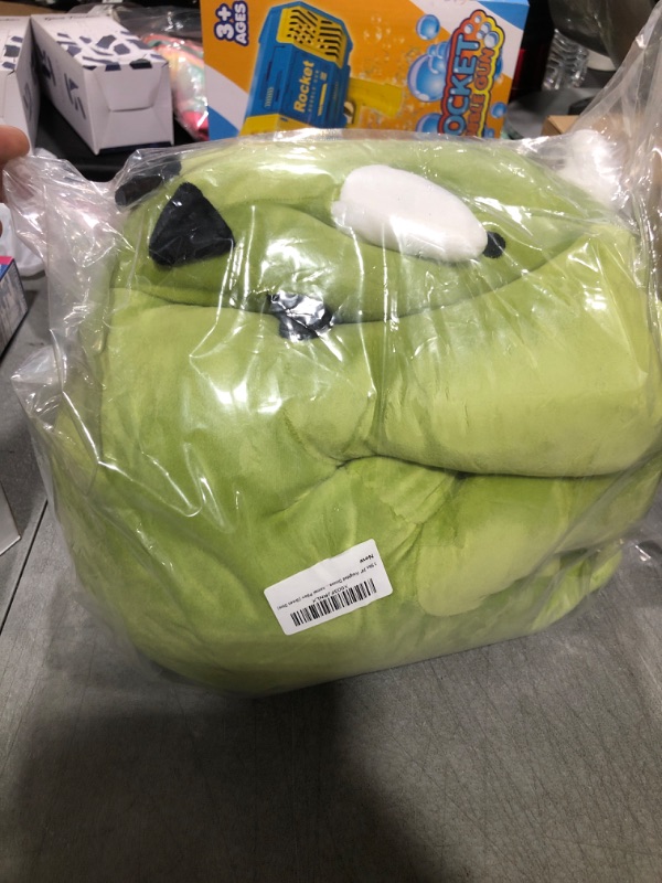 Photo 2 of 3.5lbs 24" Weighted Dinosaur Plush, Dino Stuffed Animal Pillow (Green Dino) 