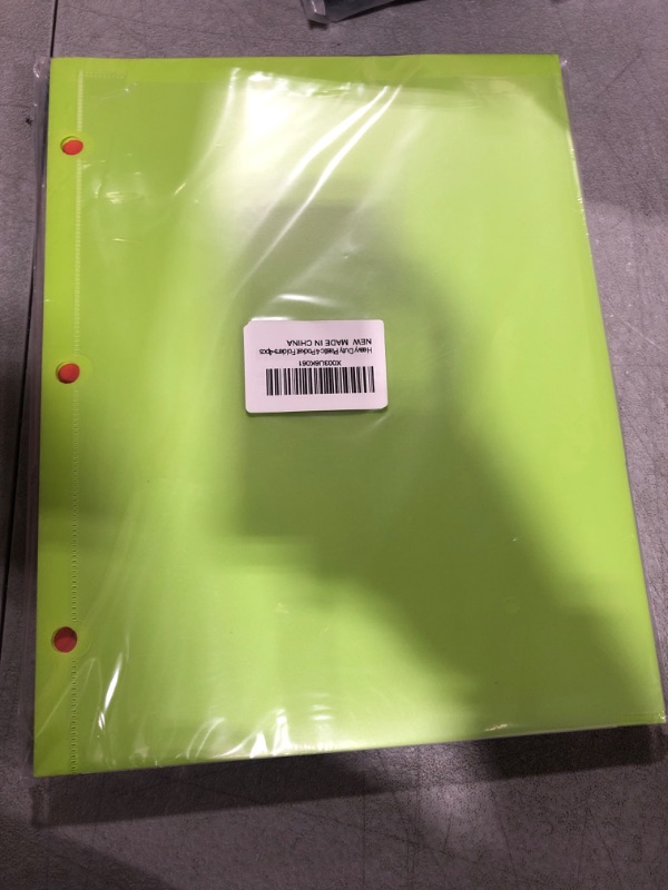 Photo 2 of Heavy Duty Plastic 4 Pocket Folders-4pcs 4 PCS Heavy Duty 4 Pocket Folder