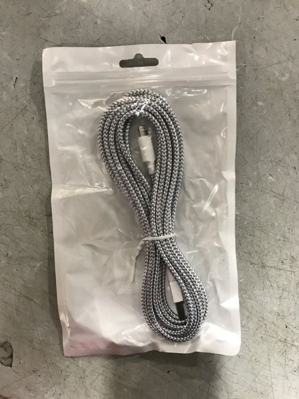 Photo 1 of 6Ft Lightning Cable Nylon Braided iPhone Charger Cord Fast Charging & Syncing for iPhone