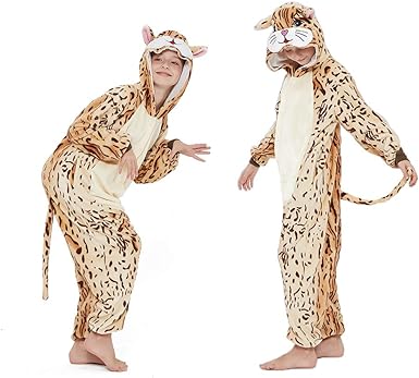 Photo 1 of ACOGNA Cat Onesie Adult Costume for Women Plush Animal One Piece Pajamas Halloween Christmas Cosplay Teen Sleepwear