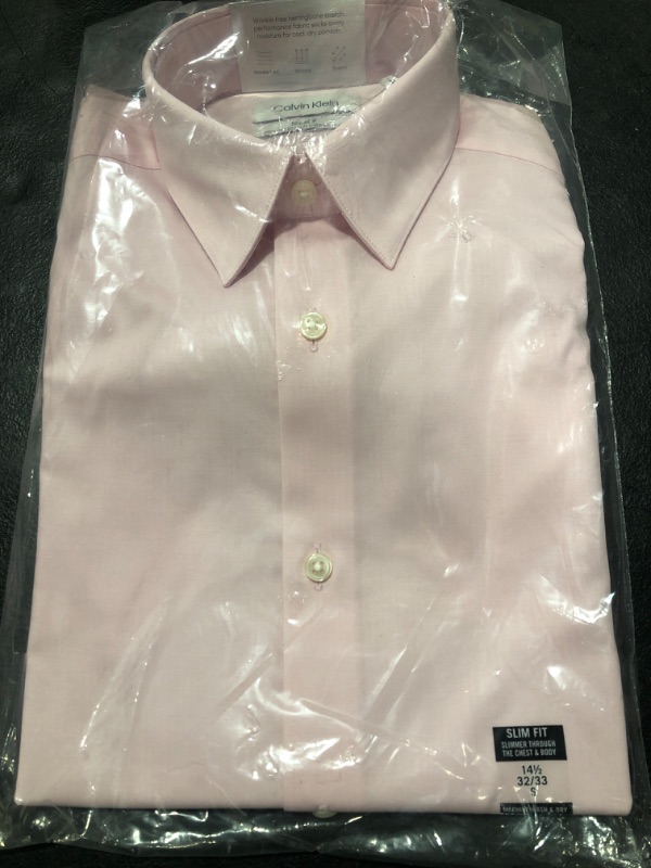 Photo 2 of Calvin Klein Men's Steel Slim-Fit Non-Iron Stain Shield Dress Shirt