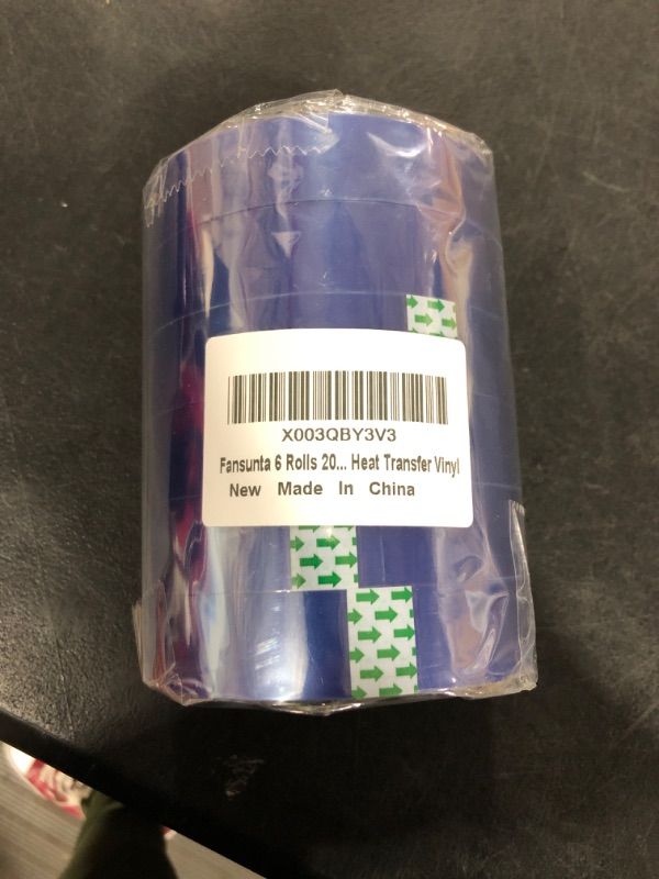 Photo 1 of Fansunta 6 Rolls 20mm x 27m(90ft) Blue Heat Tapes, High Temperature Heat Resistant Tapes, Heat Transfer Tapes for Tumbler Sublimation Print Heat Sublimation Press No Residue and Heat Transfer Vinyl 