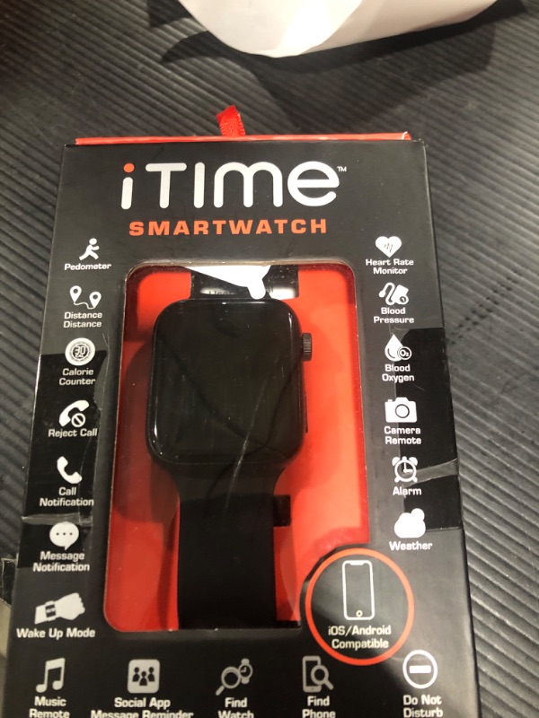 Photo 1 of iTime Smartwatch Black