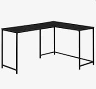 Photo 1 of BASIC L SHAPE DESK  (BLACK)
