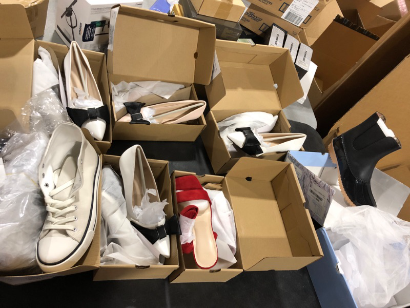 Photo 1 of ASSORTED SHOES BOX LOT