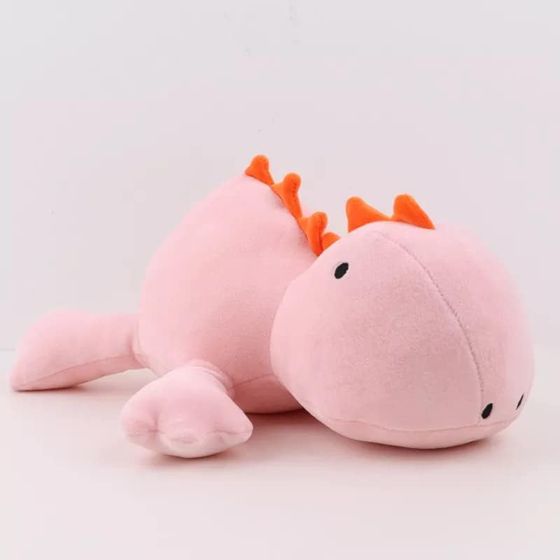 Photo 1 of 3.5lbs 24" Weighted Dinosaur Plush, Dino Stuffed Animal Pillow (Pink Dino)
