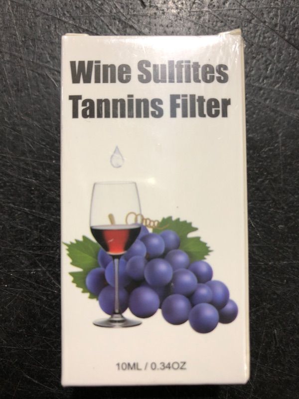 Photo 1 of 2 PACK WINE SULFITES TANNINS FILTER DROPS, 10ML