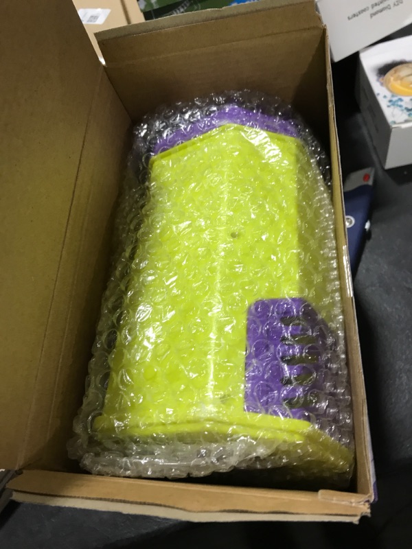 Photo 1 of Big Bubble Machine Gun, Bubble Gun with 20000+ Bubbles Per Minute, Bubble Machine with Lights, 2 Batteries & Bubble Solution, Bubble Blower for Kids Adults Wedding Birthday Christmas Party Gift Big Bubble Gun Yellow