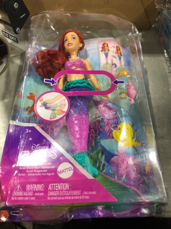 Photo 2 of Disney Princess Swim & Splash Ariel Doll