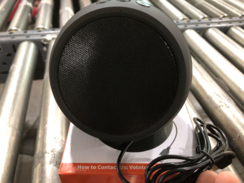 Photo 1 of VOTNTUT USB Computer Speakers for Desktop Monitor,Computer Speakers USB Plug in with Loud Sound, Volume Control and Mute Button for Windows,Linux,Mac Air/Pro(USB-C to USB Adapter Included) (Black)