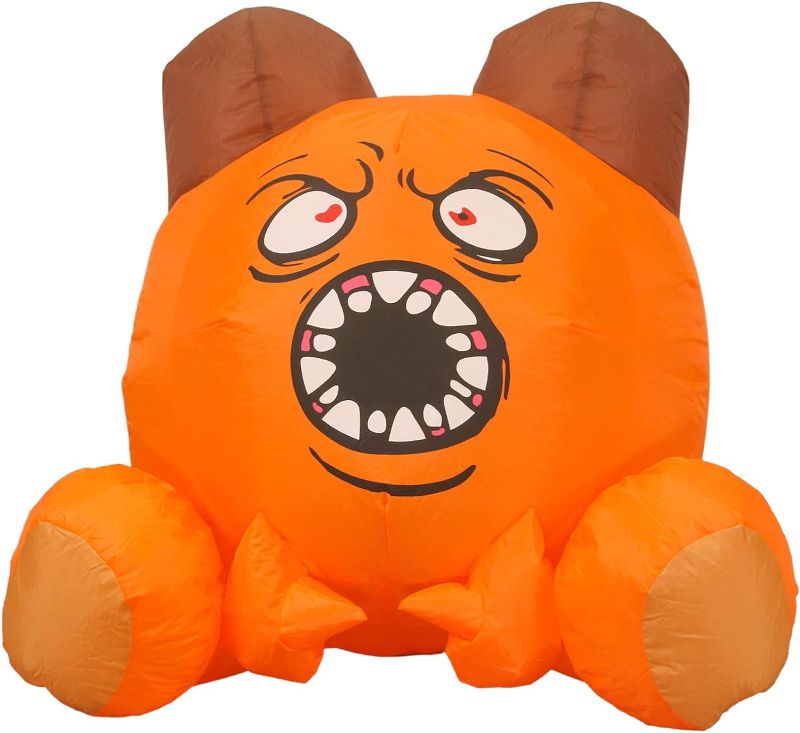 Photo 1 of 2 Ft Tall Little Monster Inflatable Decorations Outdoor with LED