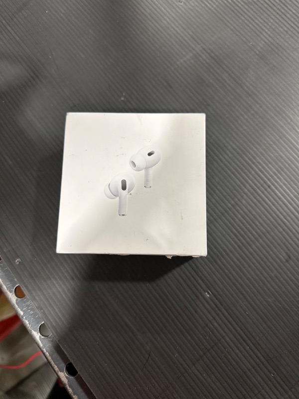 Photo 2 of Apple AirPods Pro (2nd Generation) Wireless Ear Buds with USB-C Charging, Up to 2X More Active Noise Cancelling Bluetooth Headphones, Transparency Mode, Adaptive Audio, Personalized Spatial Audio
