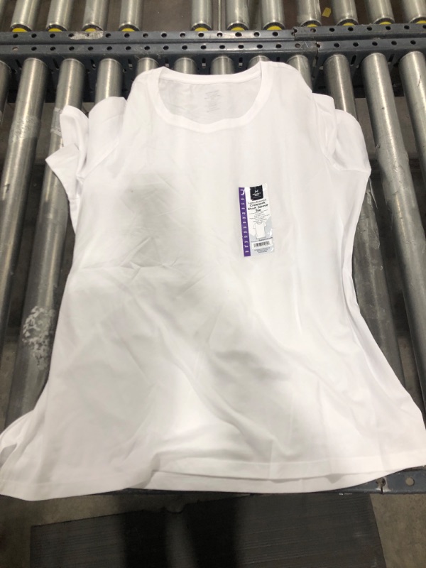 Photo 1 of Box lot of White Members Mark T-shirts (Various sizes and styles)