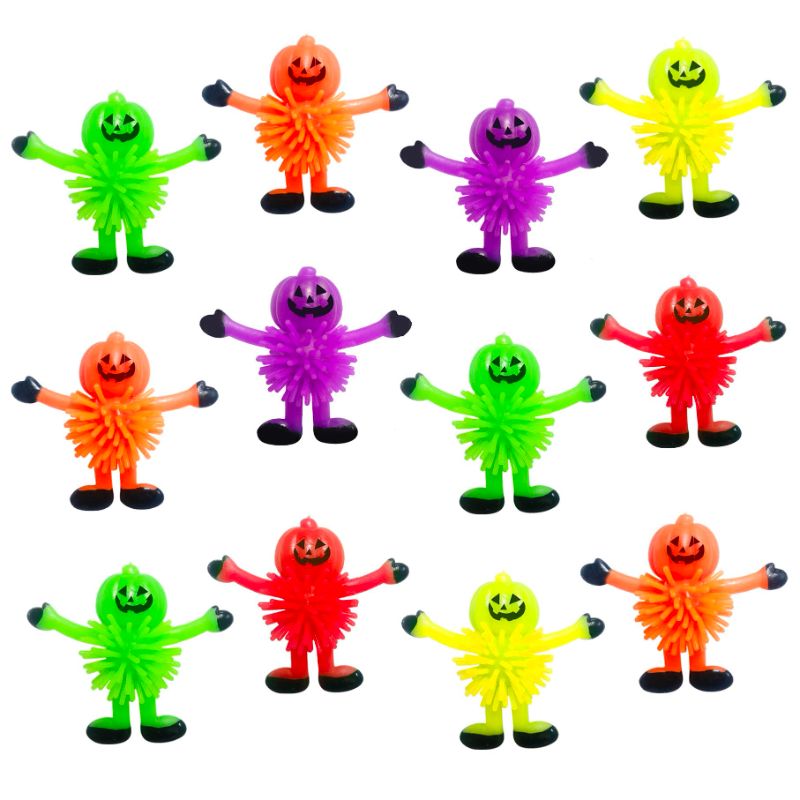 Photo 1 of (2 pack) 12Pcs Halloween Mini Porcupine Toys,Squeeze Stress Toys Party Favors