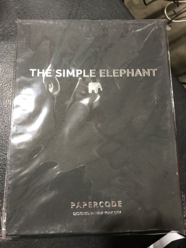 Photo 2 of Papercode Daily Planner 2023 - Simple Elephant Undated Daily, Weekly, and Monthly Calendar Planner for Productivity & Goal Setting, Blue