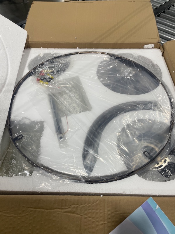 Photo 1 of YYJLX 5-Light Retor Crystal Ceiling Light Fixture Oil Rubbed Bronze Semi Flush Mount Chandelier Ceiling Lamp for Living Room Dining Room Entryway Hallway Foyer Bedroom Laundry Bathroom