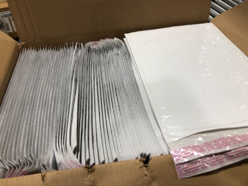 Photo 2 of Prinko 100 Pcs #4 9.5x14.5 Poly Bubble Padded Envelopes Mailers Self Adhesive Shipping Bags