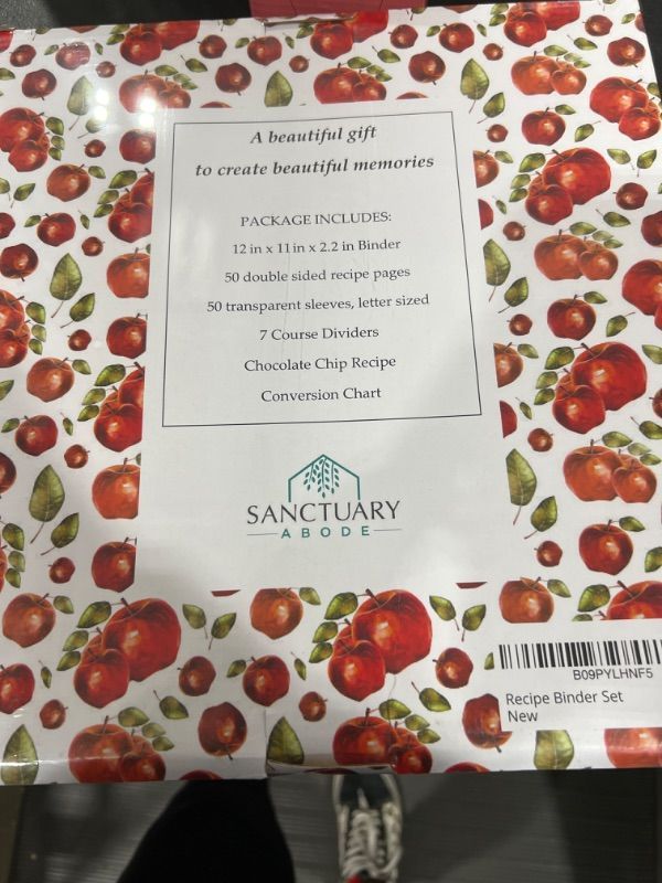 Photo 1 of Recipe Binder Set to Create DIY Cookbook – Write 100 Favorite Recipes on 50 Double-Sided Blank 8.5 x 11 Inch Recipe Cards - 200 Printable Recipes, 50 Protective Sleeves, Conversion Chart & 7 Dividers