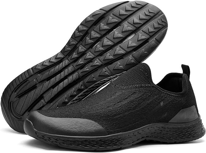 Photo 1 of Akk Water Shoes Mens Quick Drying - Slip On Sneakers Breathable Beach Swim Shoes Lightweight Aqua Pool Shoes for Water Aerobics Walking Surfing Kayaking Sport Black Size 11 