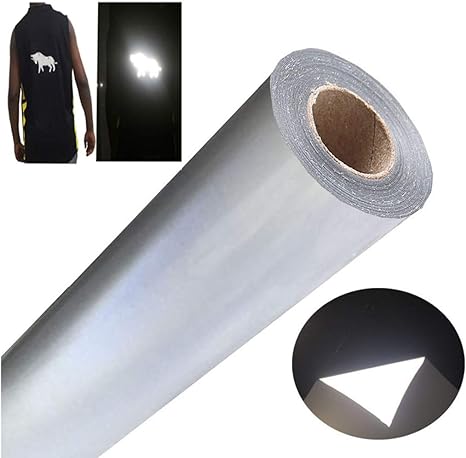 Photo 1 of 12" x 10ft Heat Transfer Vinyl HTV Rolls Silver, Sooez HTV Vinyl for T-Shirt, Iron on Vinyl, Easy to Cut & Weed for DIY Heat Vinyl Design 