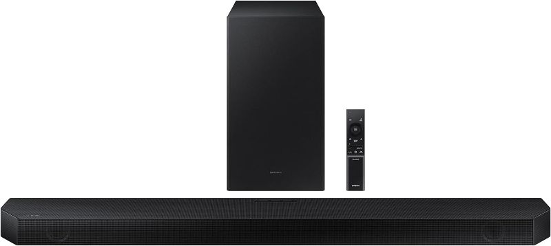 Photo 1 of  SAMSUNG HW-Q60B 3.1ch Soundbar w/ Dolby Atmos, DTX Virtual:X Q Symphony, Adaptive Sound, Game Mode, Bluetooth Connection, 2022 