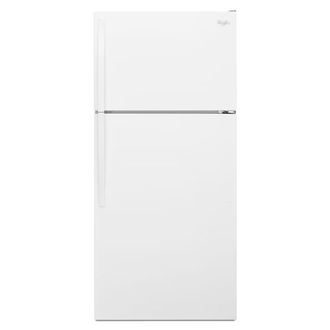 Photo 1 of Whirlpool 14.3-cu ft Top-Freezer Refrigerator (White)