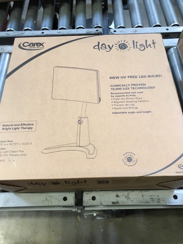 Photo 2 of Carex Day-Light Classic Plus Bright Light Therapy Lamp - 10,000 LUX At 12 Inches - LED Sun Lamp Mood Light and Sunlight Lamp