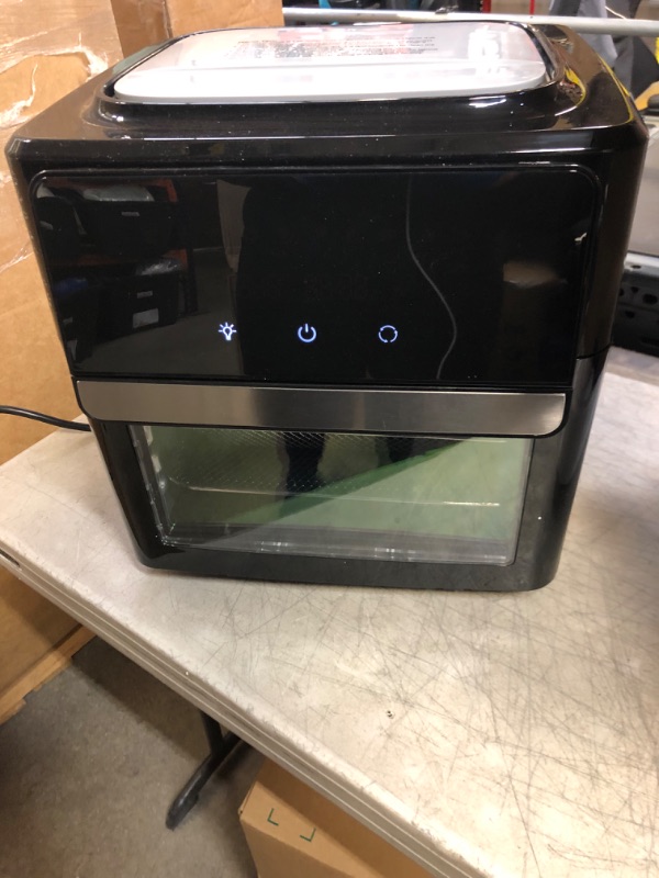 Photo 2 of Air Fryer Oven, Large 20qt Air Fryer Toaster Oven for 10'' Pizza & 6Lbs Chicken, 10-In-1 Air Fryer Convection Oven, LCD Touchscreen, Quick Easy Meal, 85% Less-oil, Nonstick & Dishwasher-Safe, 1800W 10-IN-1 &20-Quart