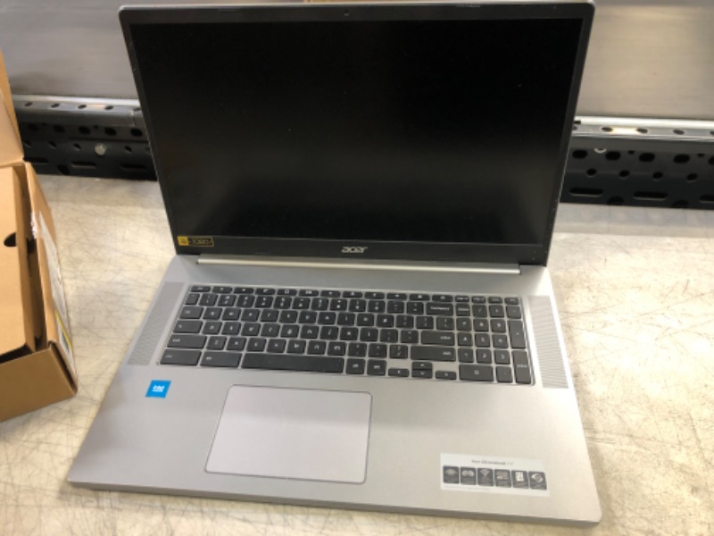 Photo 1 of Acer Chromebook 317 17.3” FHD Intel Celeron N4500 64GB eMMC 4GB RAM Silver