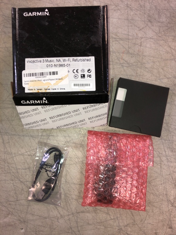 Photo 3 of Garmin vivoactive 3 Music GPS Smartwatch 010-N1985-01, Black with Silver Hardware, Music Storage and Playback (Renewed)
