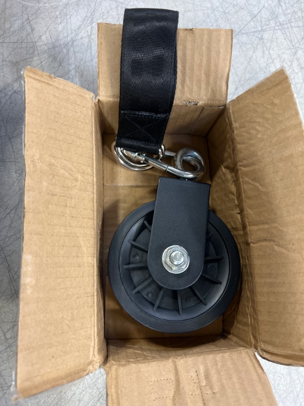 Photo 1 of Silent Pulley 4.36in Cable Pulley 360 Rotation Degree Traction Wheel for LAT Pulley System DIY Attachment Home Gym Accessories Lifting Blocks Hoists Ladder Lift Home Projects Clothesline Shop Lifts