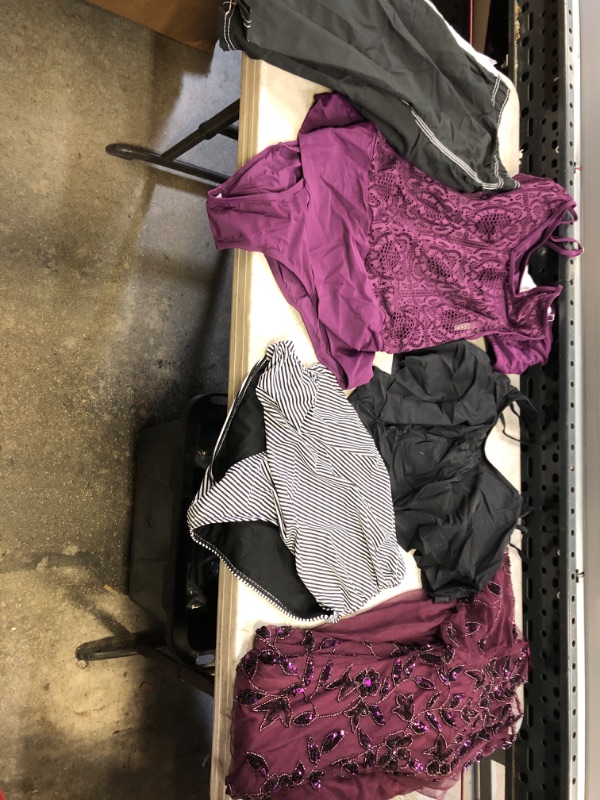 Photo 1 of 4PC CLOTHING BAG LOT DRESS & SWIM