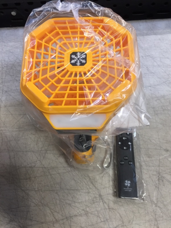 Photo 1 of FLAGPOWER Portable Camping Fan Cordless Jobsite Fan Compatible with Dewalt 14.4-20V Li-Ion Battery USB Floor Fan Industrial fan with 3 Speeds, LED...
