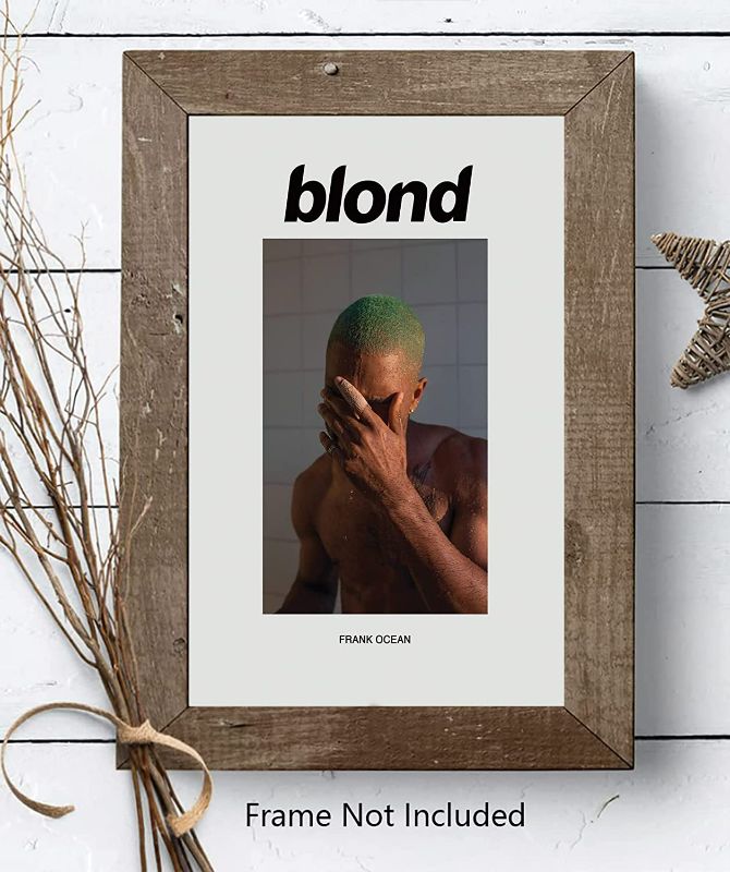 Photo 1 of  Frank Ocean Blond, Album Cover Music Poster, Channel, Blonde, Aesthetic Room Wall Decor Cool Wall Decor Art Print posters for room aesthetic- Matte Poster Frameless Gift 