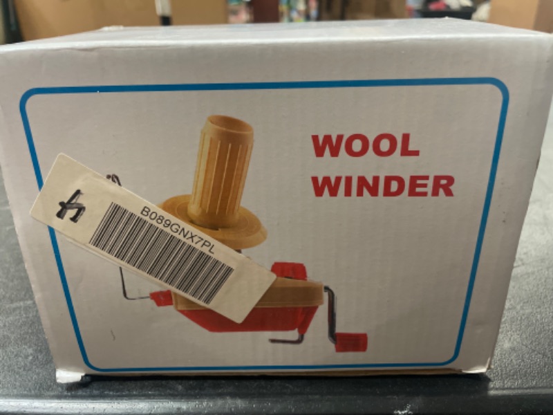 Photo 5 of Yarn Winder, Knitting Yarn Ball Winder,Knitting Wool Winder Holder, Swift Table Top Hand Operated Winder,Manual Wool Yarn Cone Ball Winder - 180x135x100mm
