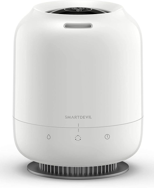 Photo 1 of SmartDevil Cool Mist Humidifier, Top Fill Ultrasonic Humidifier for Bedroom, Smart Air Humidifier with Essential Oils, Smart Humidity Control, Timing, Auto Shut Off for Home Babies Plants?White?
