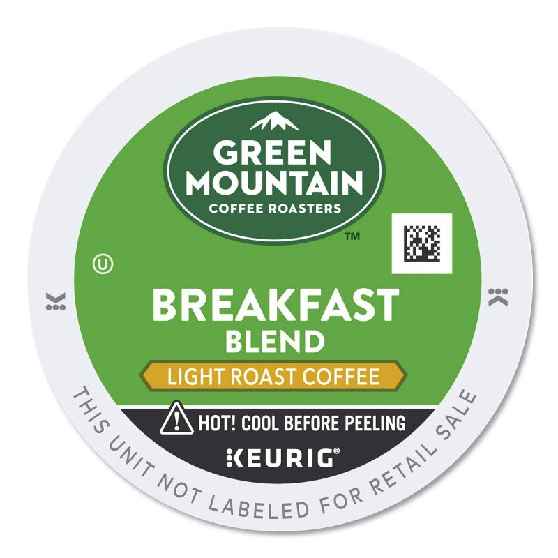 Photo 1 of Green Mountain Coffee Roasters Breakfast Blend, Single-Serve Keurig K-Cup Pods, Light Roast Coffee, 24 Count/ 4 packs 
 96 count in total
