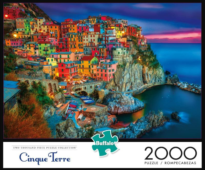 Photo 1 of Buffalo Games - Cinque Terre - 2000 Piece Jigsaw Puzzle, Suitable for 14-15 year olds
