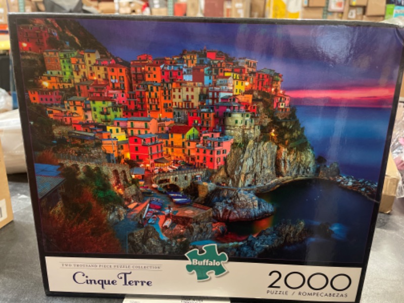 Photo 4 of Buffalo Games - Cinque Terre - 2000 Piece Jigsaw Puzzle, Suitable for 14-15 year olds
