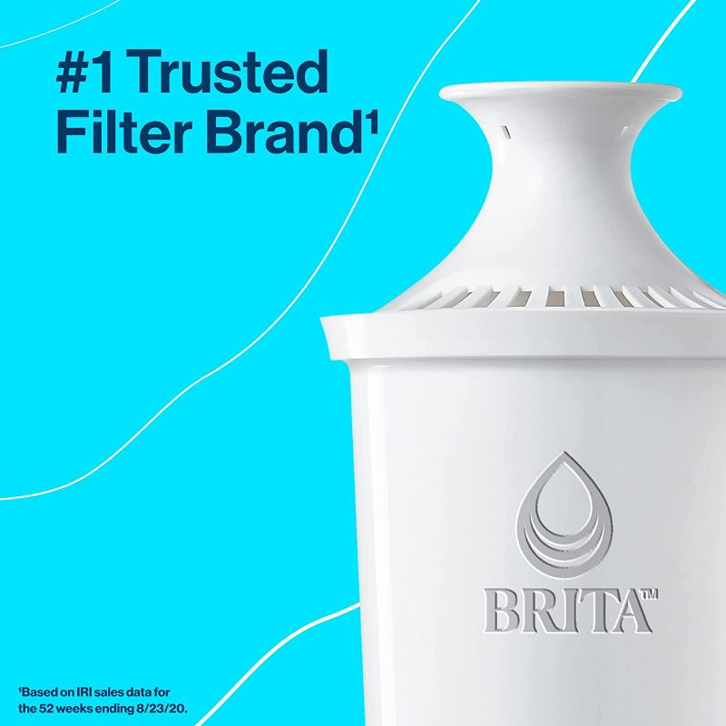 Photo 3 of Brita XL Water Filter Dispenser for Tap and Drinking Water with 1 Standard Filter, Lasts 2 Months 27-Cup Capacity, BPA Free, Black
