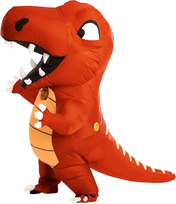 Photo 3 of Spooktacular Creations Inflatable Halloween Costume Full Body Dinosaur Inflatable Costume - Child Unisex T-Rex Costume