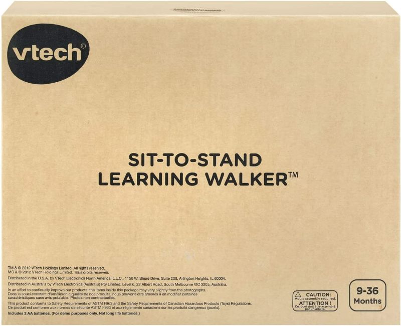 Photo 5 of VTech Sit-to-Stand Learning Walker (Frustration Free Packaging), Pink
