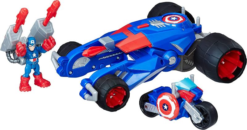 Photo 1 of Playskool Heroes Marvel Super Hero Adventures Captain America's Victory Launcher
